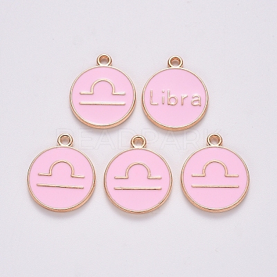 Alloy Enamel Pendants LS-X-ENAM-S124-01B-09K-1