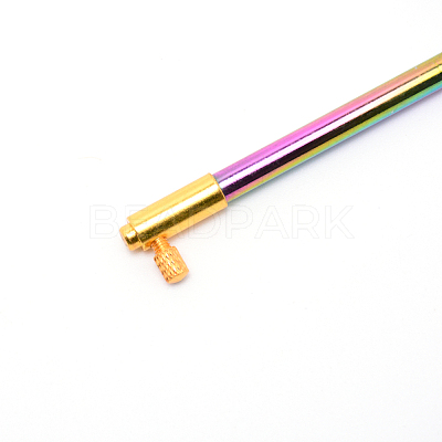 Aluminium Alloy Crochet Hook PALLOY-WH0070-67M-1