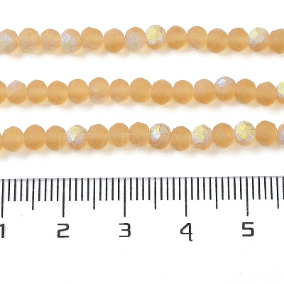 Transparent Glass Beads Strands EGLA-A034-T4mm-MB23-1