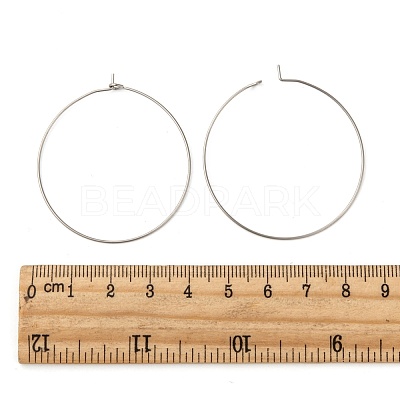 316 Surgical Stainless Steel Wine Glass Charms Rings STAS-L214-01B-1