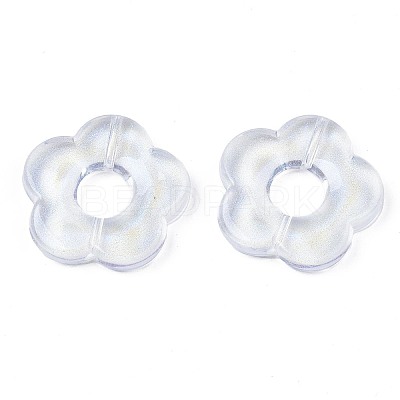 Transparent Acrylic Beads X-OACR-N008-069A-01-1