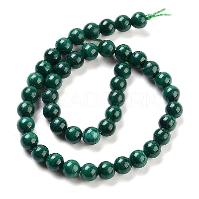 Natural Malachite Beads Strands G-I001-4mm-01-1
