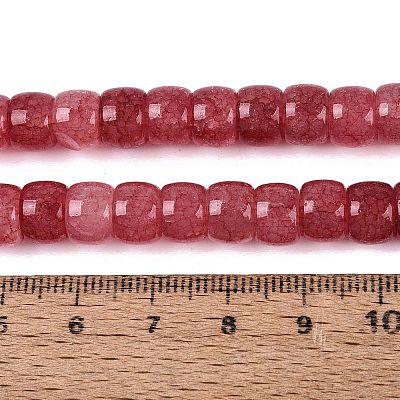 Ombre Effect Dyed Glass Beads Strands GLAA-Q106-05B-A09-1