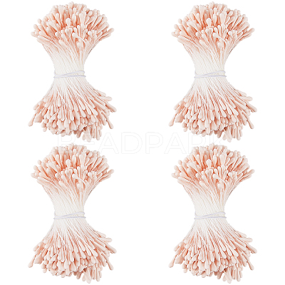 Gypsum with Cotton Cord Artificial Flower Core DIY-WH20007-36A-03-1