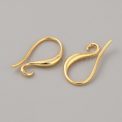 Brass Earring Hooks KK-WH0011-45G-1