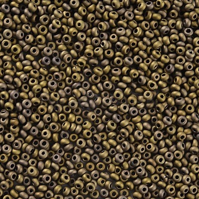 12/0 Grade A Round Glass Seed Beads SEED-Q008-M601-1