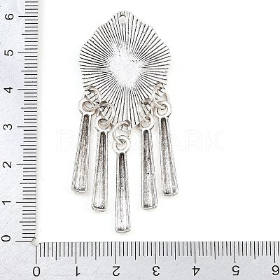 Tibetan Style Alloy Big Pendants AL-CBAAECB-02AS-A-1