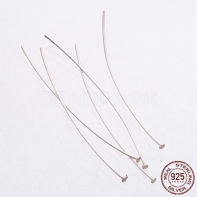 Sterling Silver Flat Head Pins X-STER-K017-45mm-S-1