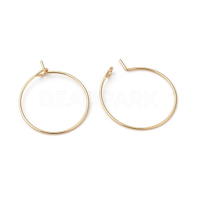 316L Surgical Stainless Steel Hoop Earring Findings STAS-G229-07G-05B-1