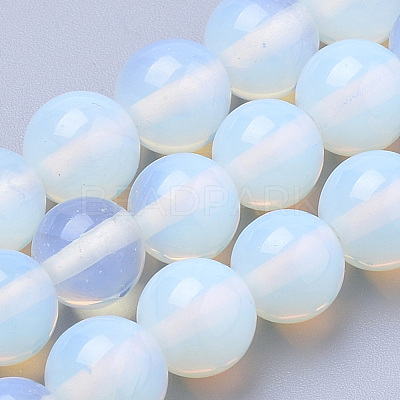 Opalite Beads Strands X-G-S259-48-8mm-1