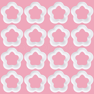 100Pcs Opaque Acrylic Beads MACR-SC0002-25-1