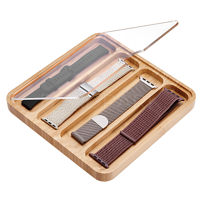 Wooden Watch Display Storage Cases ODIS-WH0099-145A-1