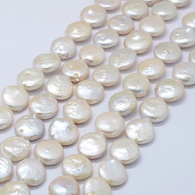 Natural Baroque Pearl Keshi Pearl Beads Strands PEAR-K004-26-1
