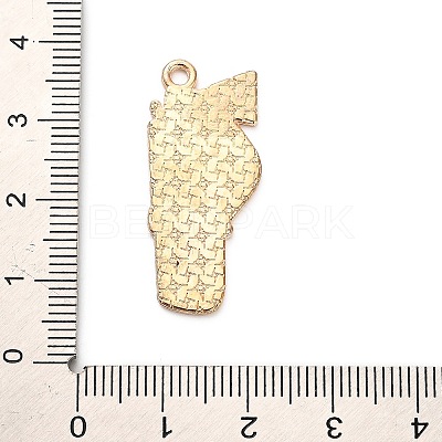 Western Cowboy Theme Alloy Enamel Pendants FIND-V001-04G-01-1