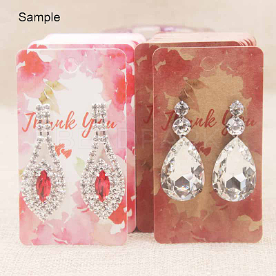 Cardboard Earring Display Cards CDIS-F003-06B-1