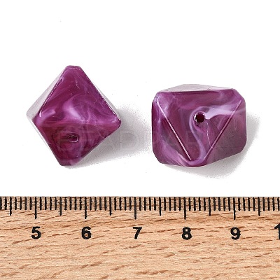 Opaque Acrylic Beads OACR-D320-02L-1
