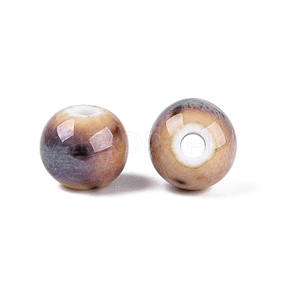 Vintage Handmade Porcelain Beads PORC-Q006-13A-35-1