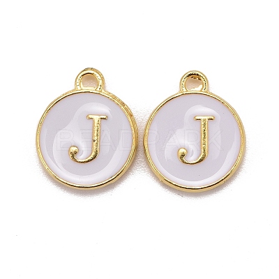 Golden Plated Alloy Charms LS-X-ENAM-S118-01J-1