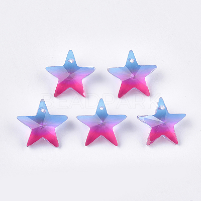 Rainbow K9 Glass Pendants GLAA-S180-16C-1