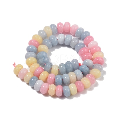 Dyed Natural White Jade Beads Strands G-G107-A14-01-1