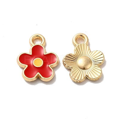 Alloy Enamel Charms ENAM-D043-02G-1