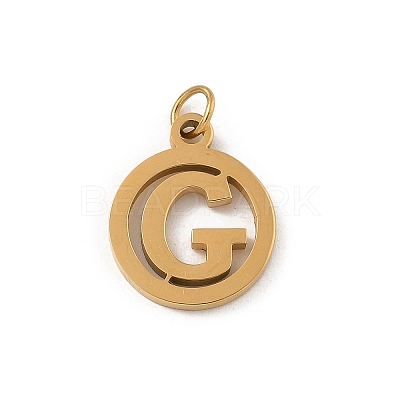 304 Stainless Steel Charms
with Jump Ring LS-STAS-R001-02G-G-1