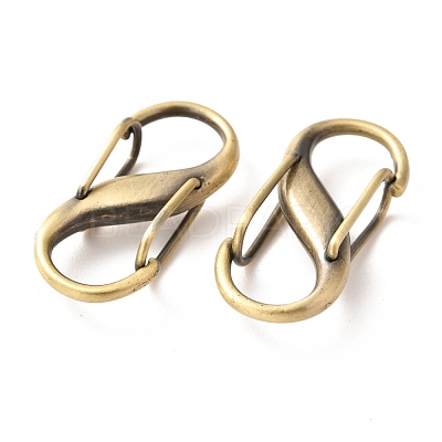 Zinc Alloy DIY Bags Adjustable Clasps Accessories PALLOY-A068-06BAB-1