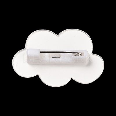 Cartoon Style Acrylic Brooch JEWB-D016-01C-1