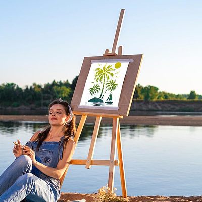 Large Plastic Reusable Drawing Painting Stencils Templates DIY-WH0202-232-1