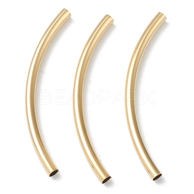Brass Tube Beads KK-Y003-89E-G-1