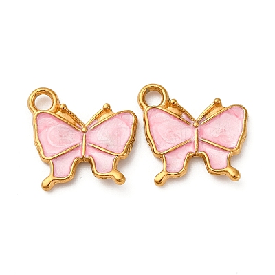 304 Stainless Steel Enamel Charms STAS-Q363-02B-G-1