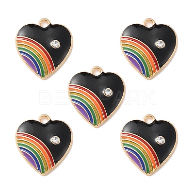 Alloy Enamel Pendant ENAM-YW0002-36C-1