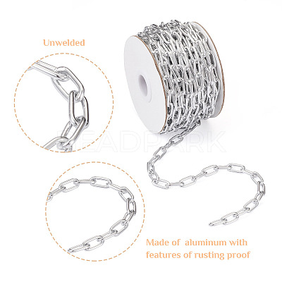 Aluminum Paperclip Chains YS-TAC001-02-1