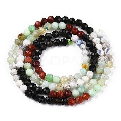 Natural Mixed Gemstone Beads Strands G-D080-A01-02-08-1