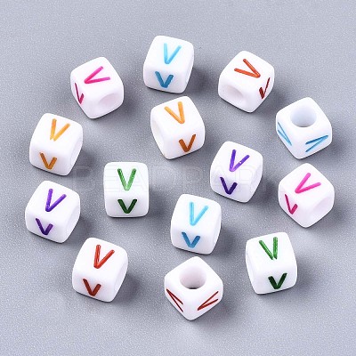 Acrylic Beads MACR-T009-12V-1