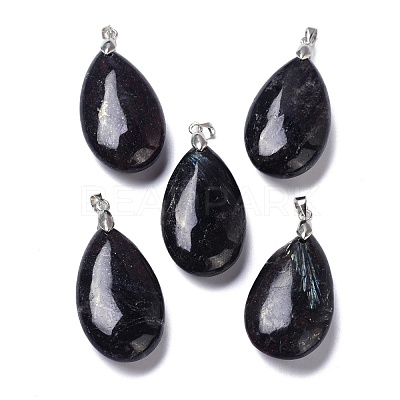 Natural Gemstone Pendants G-D084-01P-B-1