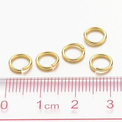 Brass Open Jump Rings JRC7MM-G-1