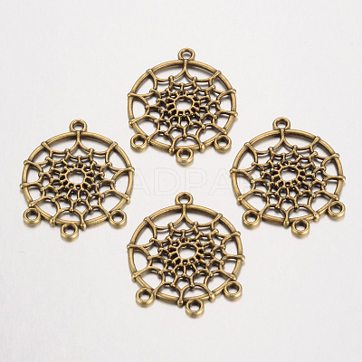 Tibetan Style Alloy Chandelier Components Links X-TIBE-A30127-AB-NR-1