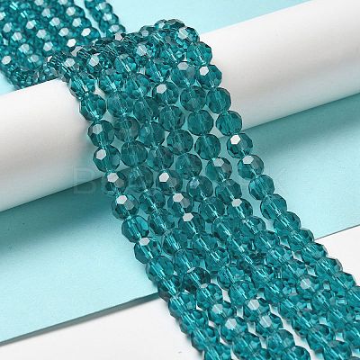 Transparent Glass Beads EGLA-A035-T8mm-D12-1