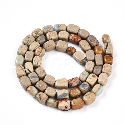 Natural Shoushan Stone Beads Strands G-N346-04A-07-1
