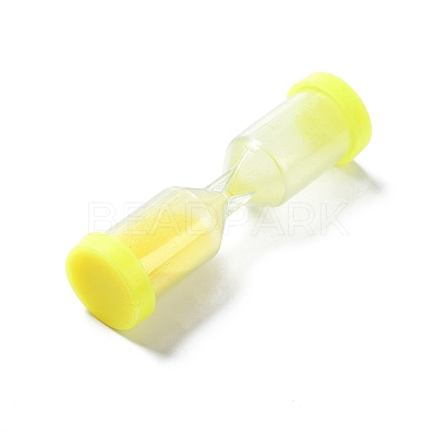 Plastic Hourglass Sand Display Decorations AJEW-A048-01-1