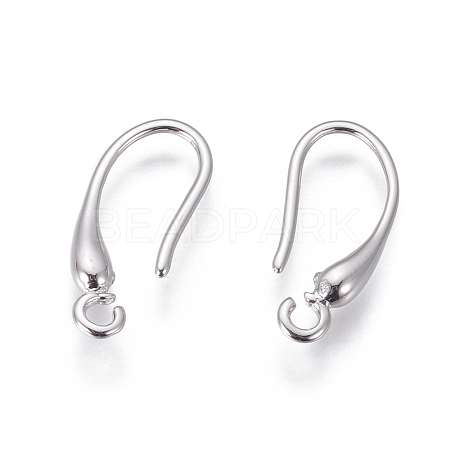 Brass Earring Hooks KK-E779-02P-1