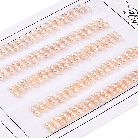 Grade 3A Natural Cultured Freshwater Pearl Beads PEAR-N018-3A-3035B-1