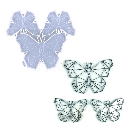 DIY Butterfly Cup Mat Silicone Molds DIY-A034-01C-1