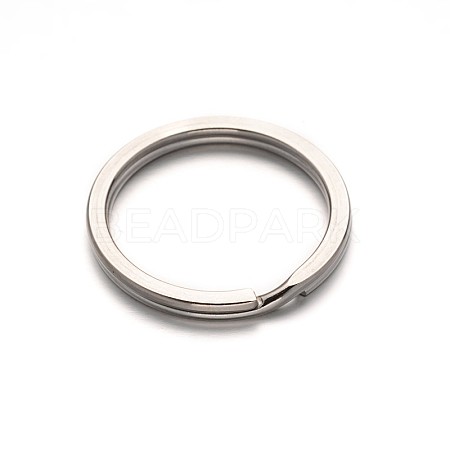 Non-Tarnish 304 Stainless Steel Split Key Rings X-STAS-M216-04-1