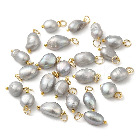 Natural Cultured Freshwater Pearl Pendants PALLOY-TAC0036-01-1