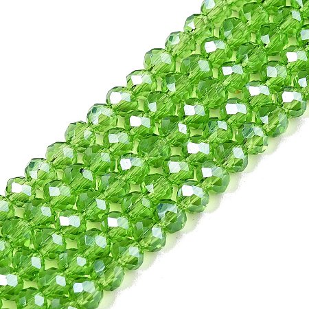 Electroplate Glass Beads Strands LS-EGLA-A044-T4mm-A11-1