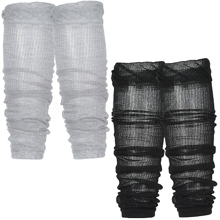 2 Pairs 2 Colors Polycotton Oversleeves AJEW-CY0001-40B-1