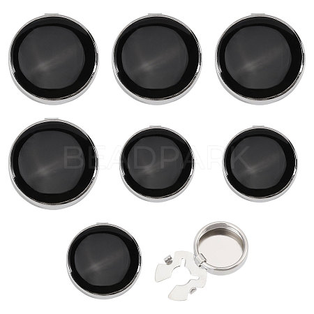 Zinc Alloy Enamel Cufflinks BUTT-GL0001-10-1