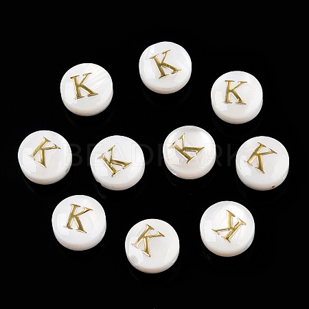 Natural Freshwater Shell Beads SHEL-N036-01K-1